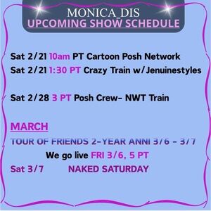 Monica_Dis 😍 UPCOMING Raid Train and Co-Host Collaboration Events I'm Part Of💖